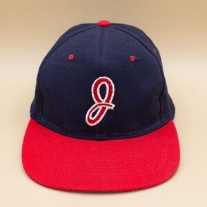 Vintage KC Brand Letter J Snap Tab Flat Bill Hat Men's Size OSFM